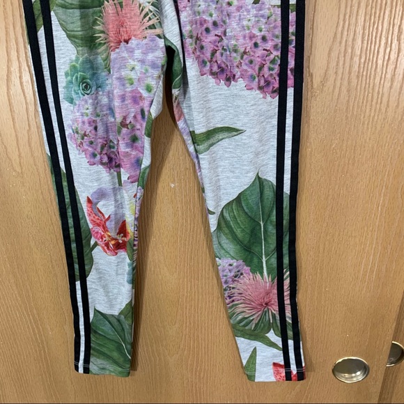 Adidas Original Leggings Botanical Floral Trefoil - Picture 5 of 9